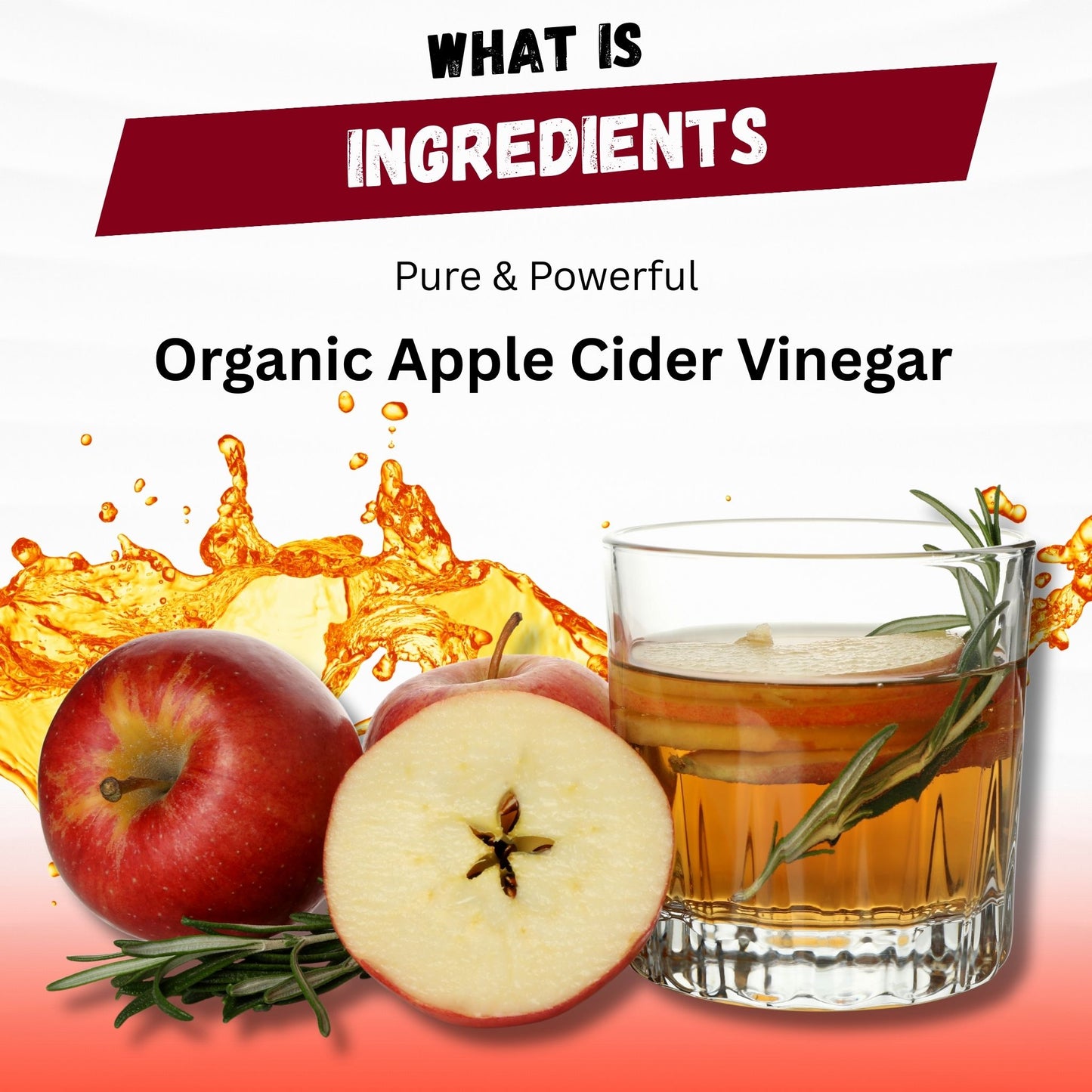 Pure Organic Apple Cider Vinegar. Exp: 31/12/2027