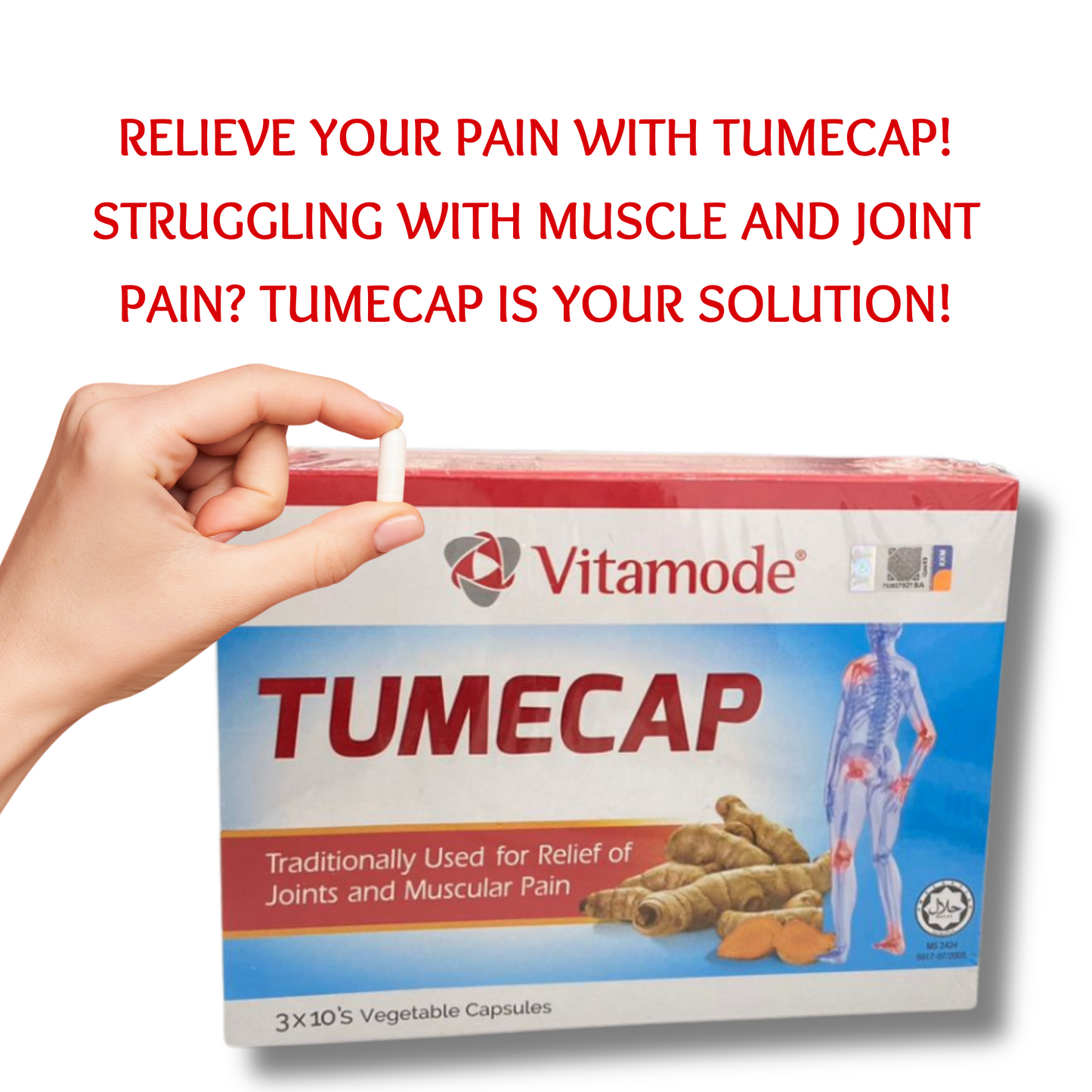 VITAMODE Tumecap Joint Care & Anti Inflammation. EXP: 23/7/2026