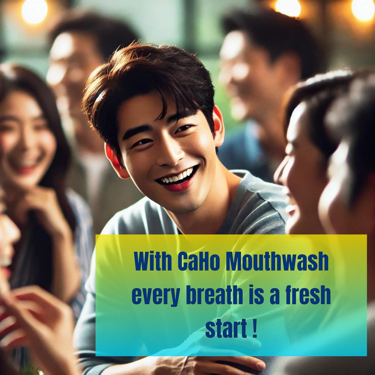 CaHo Mouthwash with Nano Ag+ 150ml Help to combat bad breath. EXP: 07/2028