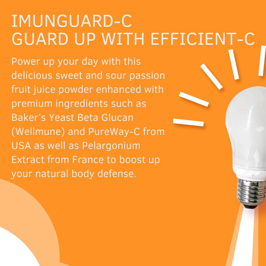 Mufe ImunGuard-C Passion Fruit Juice Base 2.5g x 15's Exp:29/06/2026