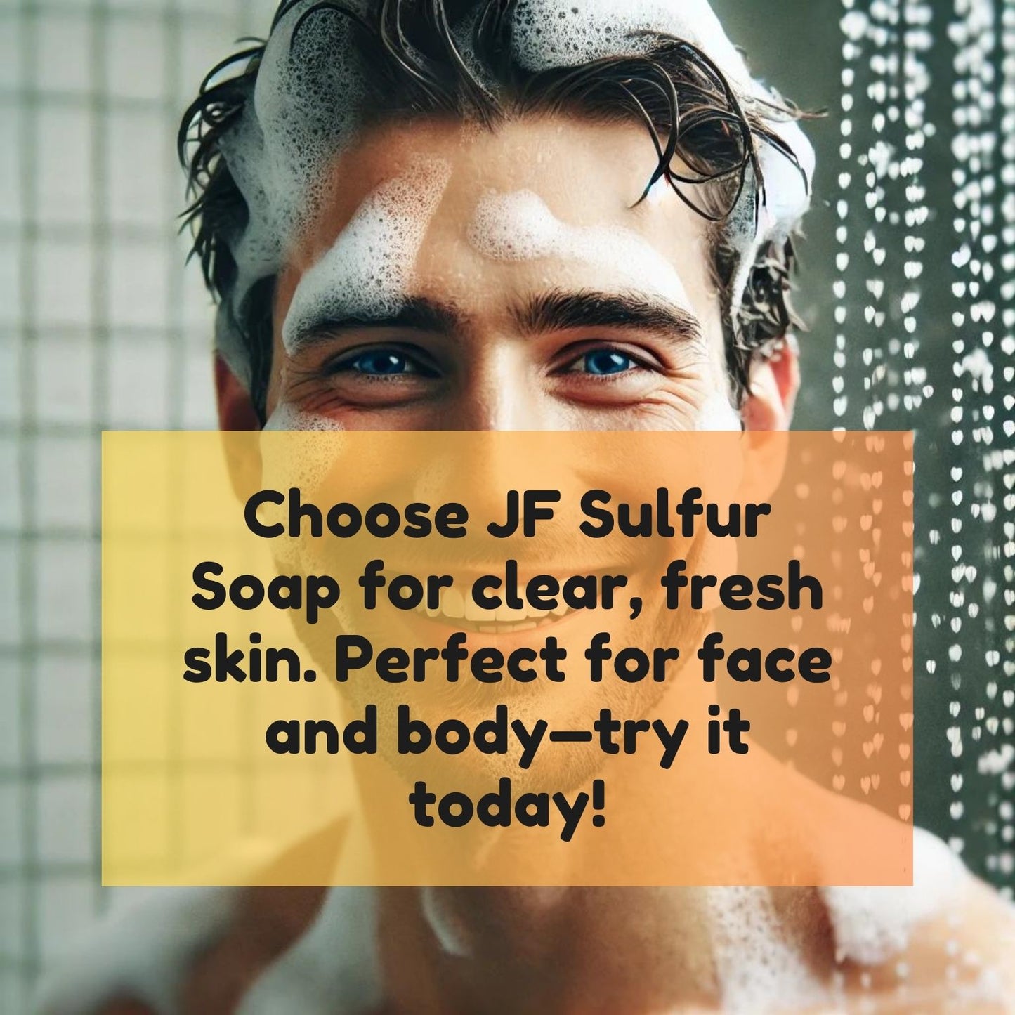 [READY STOCK] 10% ANTI-ACNE Jf Skin Solutions Anti-Acne Sulfur Soap Fungal Infections 100g (EXP 03/2027) (Copy)