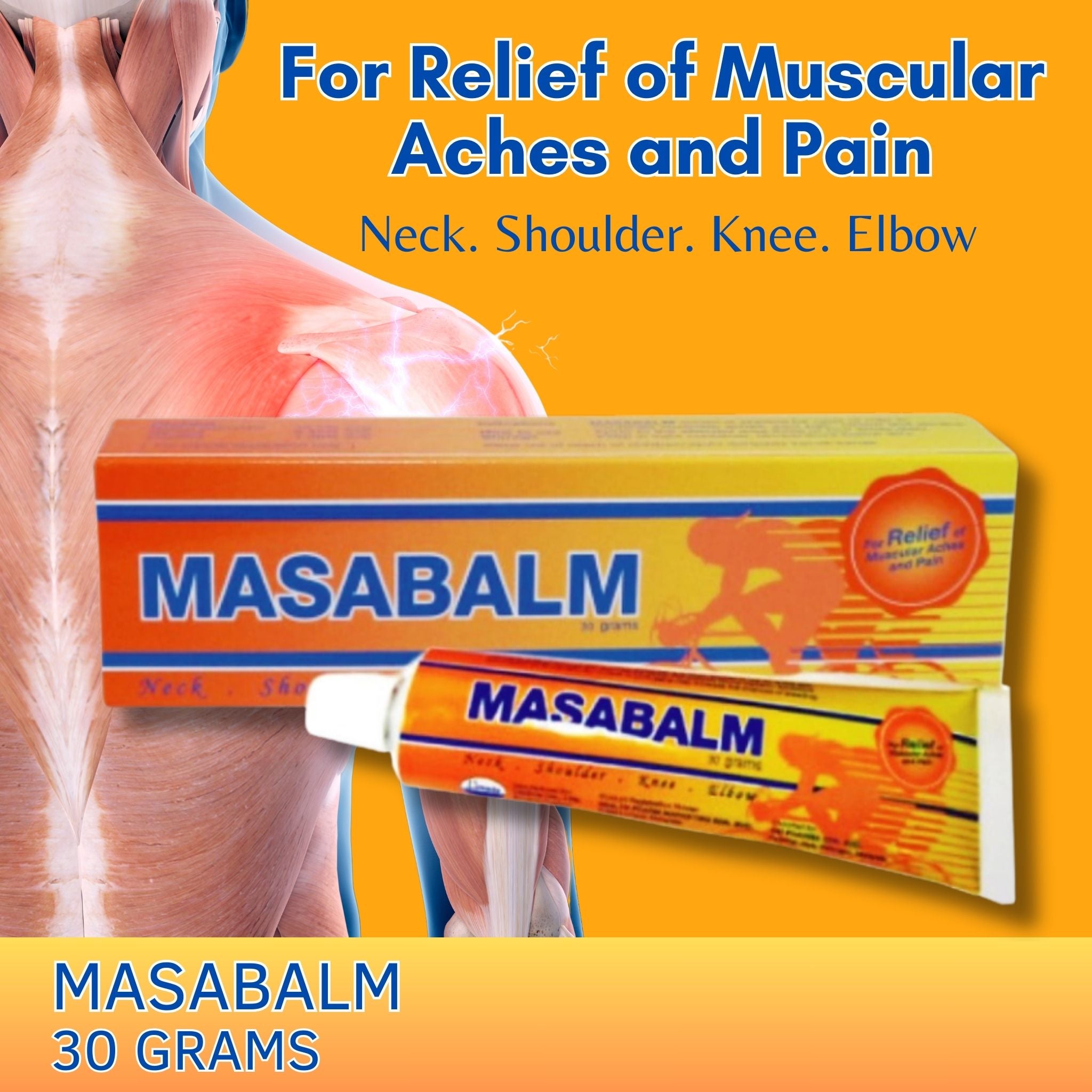 Masabalm 30g Fast-Acting Pain Relief Balm Exp:08/2027 – Healside Hub