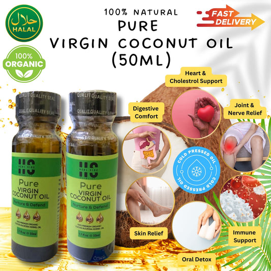 Pure Virgin Coconut Oil (Cold-Pressed) Exp: 29/09/26