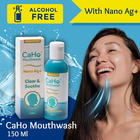 [READY STOCK & FAST DELIVERY ] CaHo Mouthwash with Nano Ag+ 150ml Help to combat bad breath !!(EXP 06/2026)