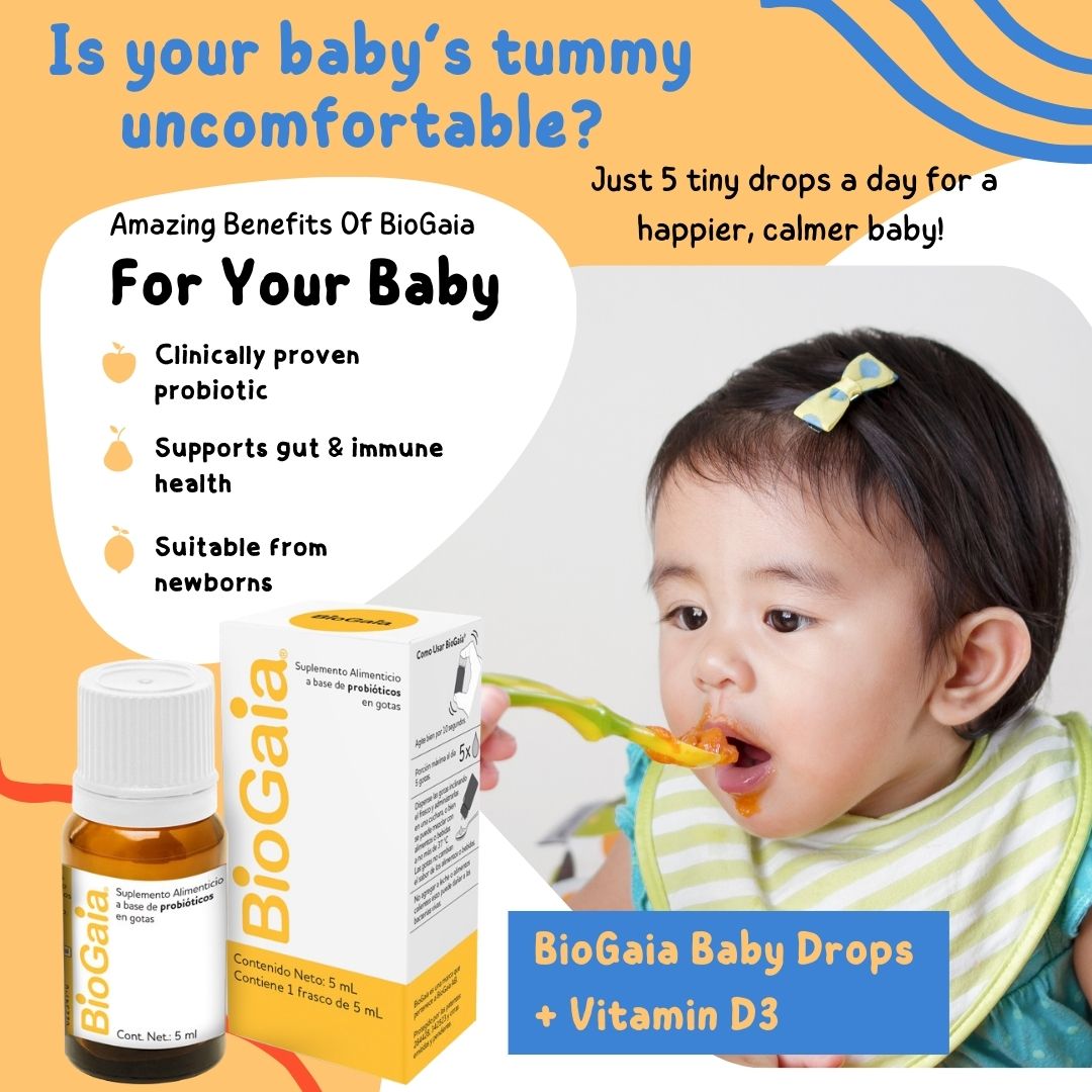 BioGaia Protectis Probiotic with Vitamin D3 Drops 5ml Baby Digestive & Immune Support Exp:31/7/27