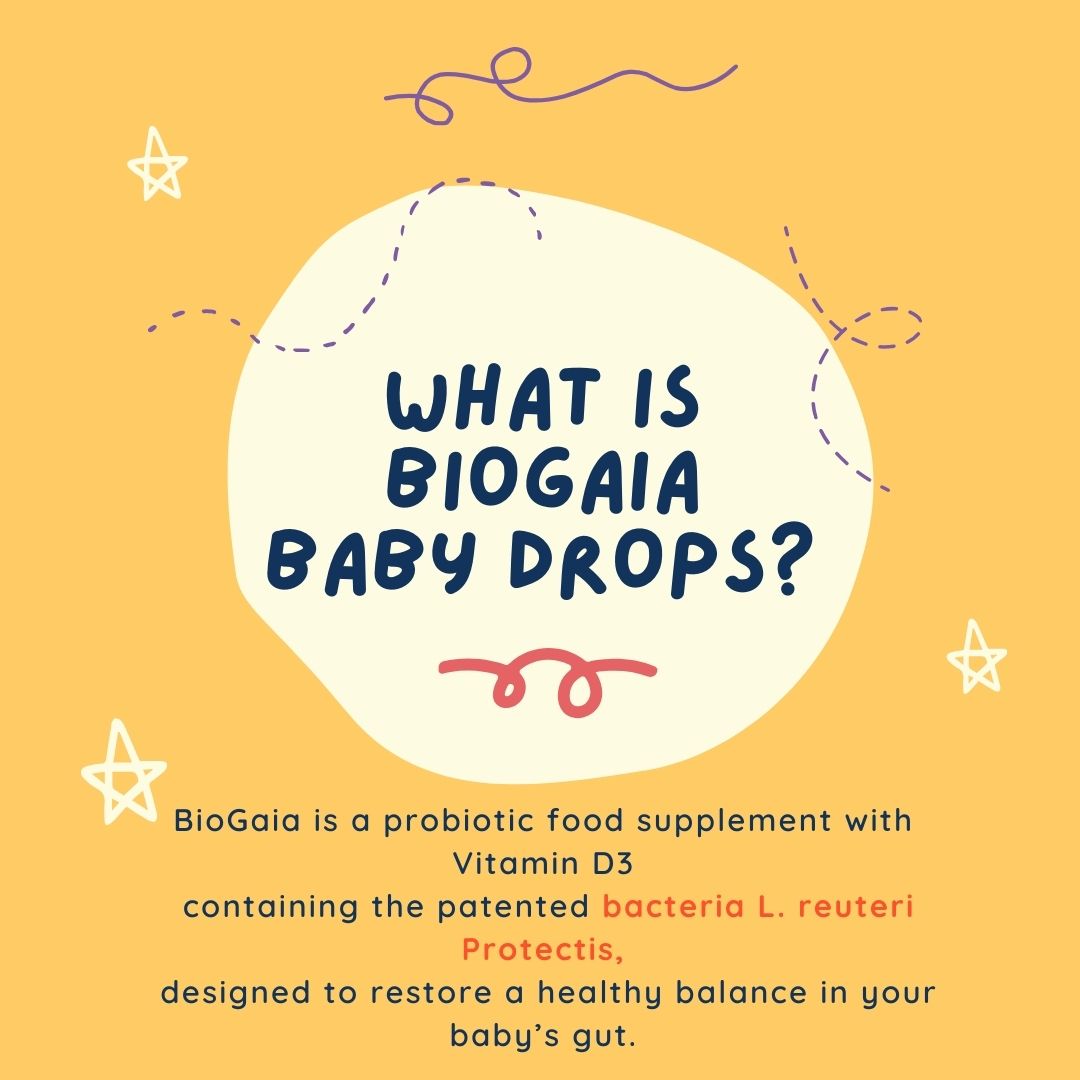 BioGaia Protectis Probiotic with Vitamin D3 Drops 5ml Baby Digestive & Immune Support Exp:31/7/27