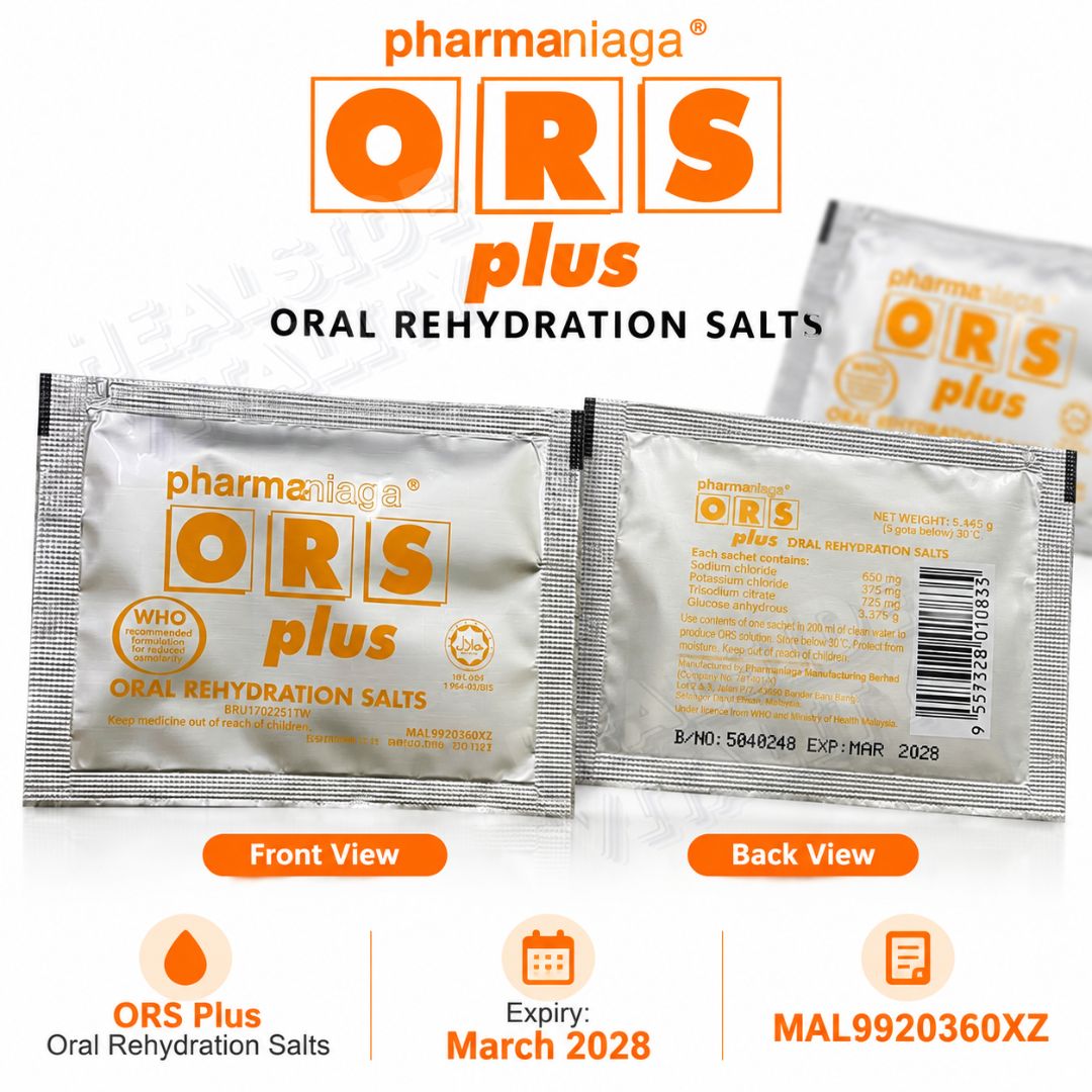 ORS Oral Rehydration Salt Plus/B Plus 1's - Orange