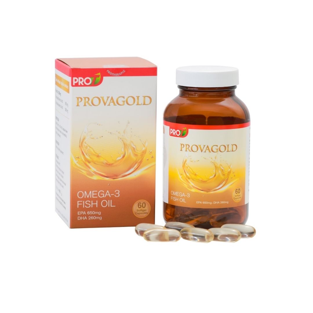 PROVAGOLD Fish Oil Omega‑3 60s 5 Star  IFOS Certified High EPA & DHA Heart, Brain & Joint Support