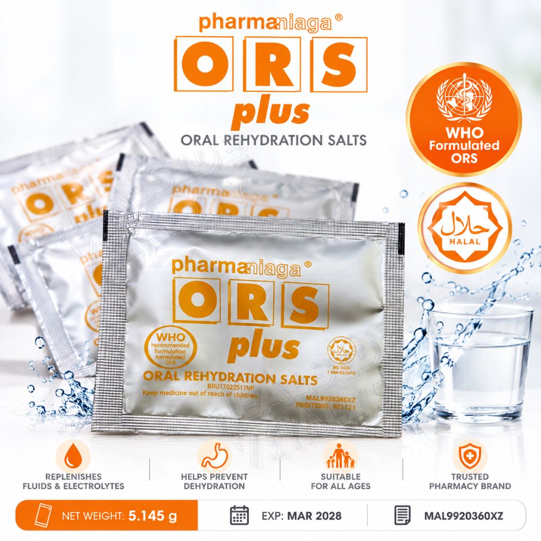 ORS Oral Rehydration Salt Plus/B Plus 1's - Orange