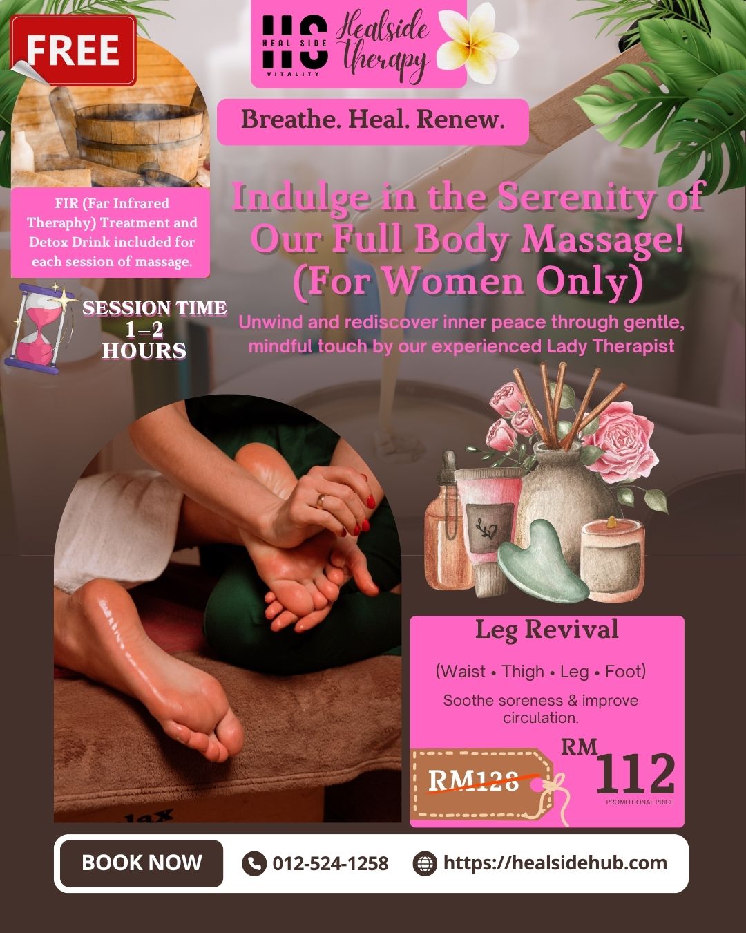 Massage Therapy with Healing Care