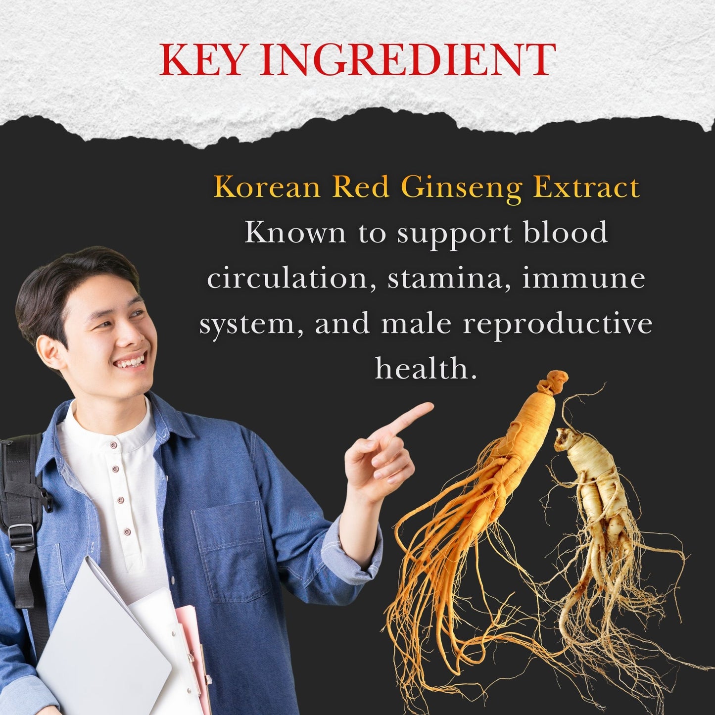 Bentrap Men’s Stamina Drink with Korean Red Ginseng  Grape Flavour (15g) SALE PERSACHET Exp:20/07/2027