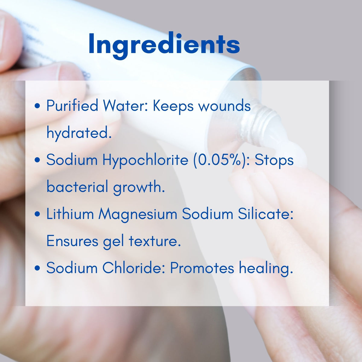 Hydrosyn Hydrocyn Aqua Wound Gel 15g Clean, Protect & Heal Wounds Fast Exp:31/0 ...