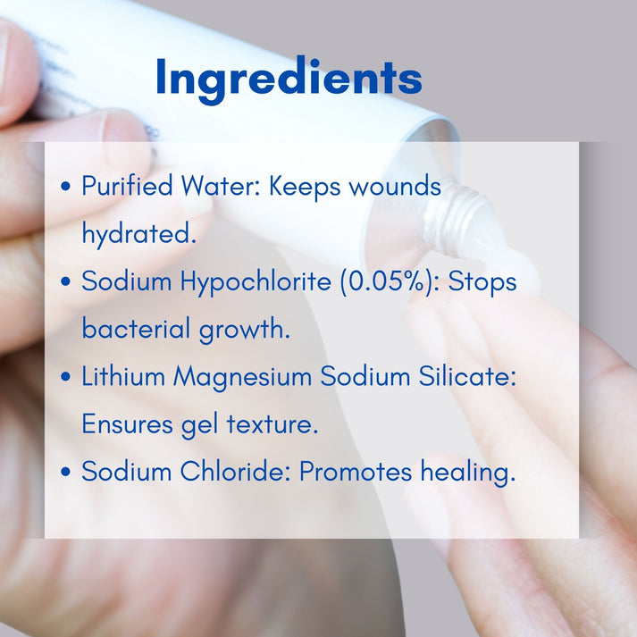 Hydrosyn Hydrocyn Aqua Wound Gel 15g Clean, Protect & Heal Wounds Fast Exp:31/0 ...