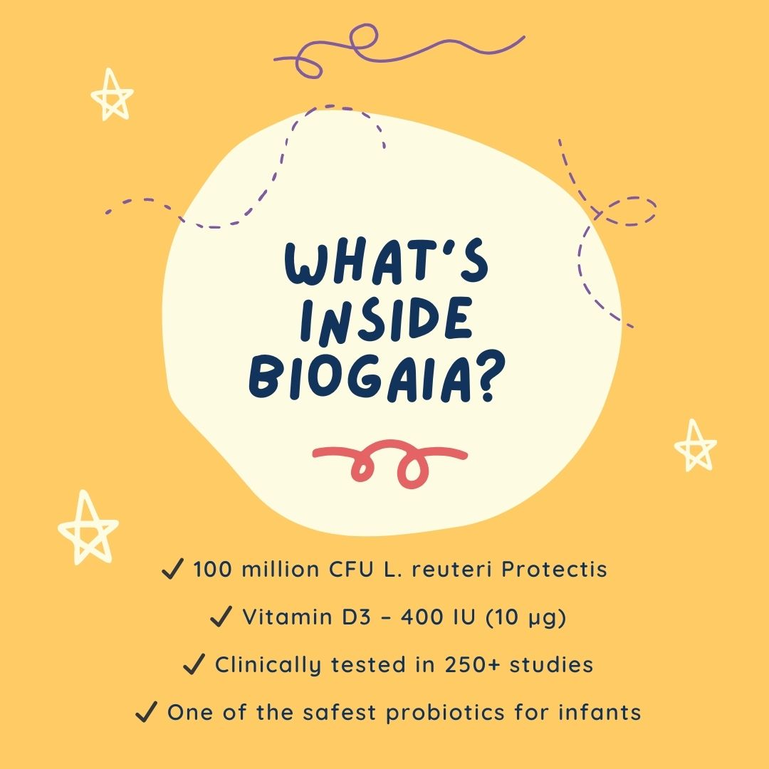 BioGaia Protectis Probiotic with Vitamin D3 Drops 5ml Baby Digestive & Immune Support Exp:31/7/27