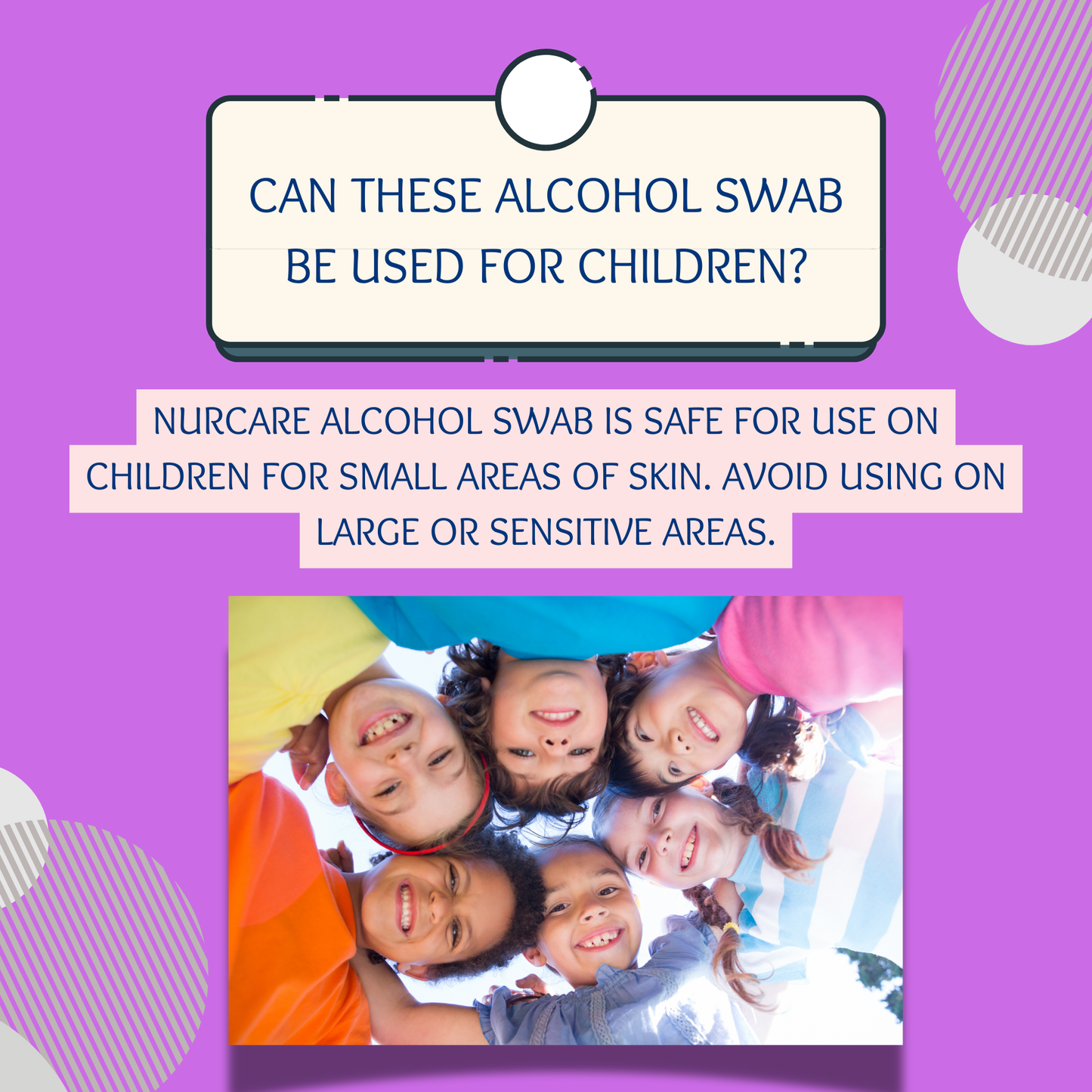 (READY STOCK) Nur Care Alcohol Swab 100's (Medical Grade NC1418) [EXP 11/2026]