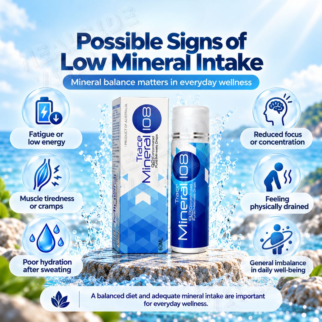 Trace Mineral 108 Pure Marine Mineral Drops 60ml Imported from Australia Exp:07/28