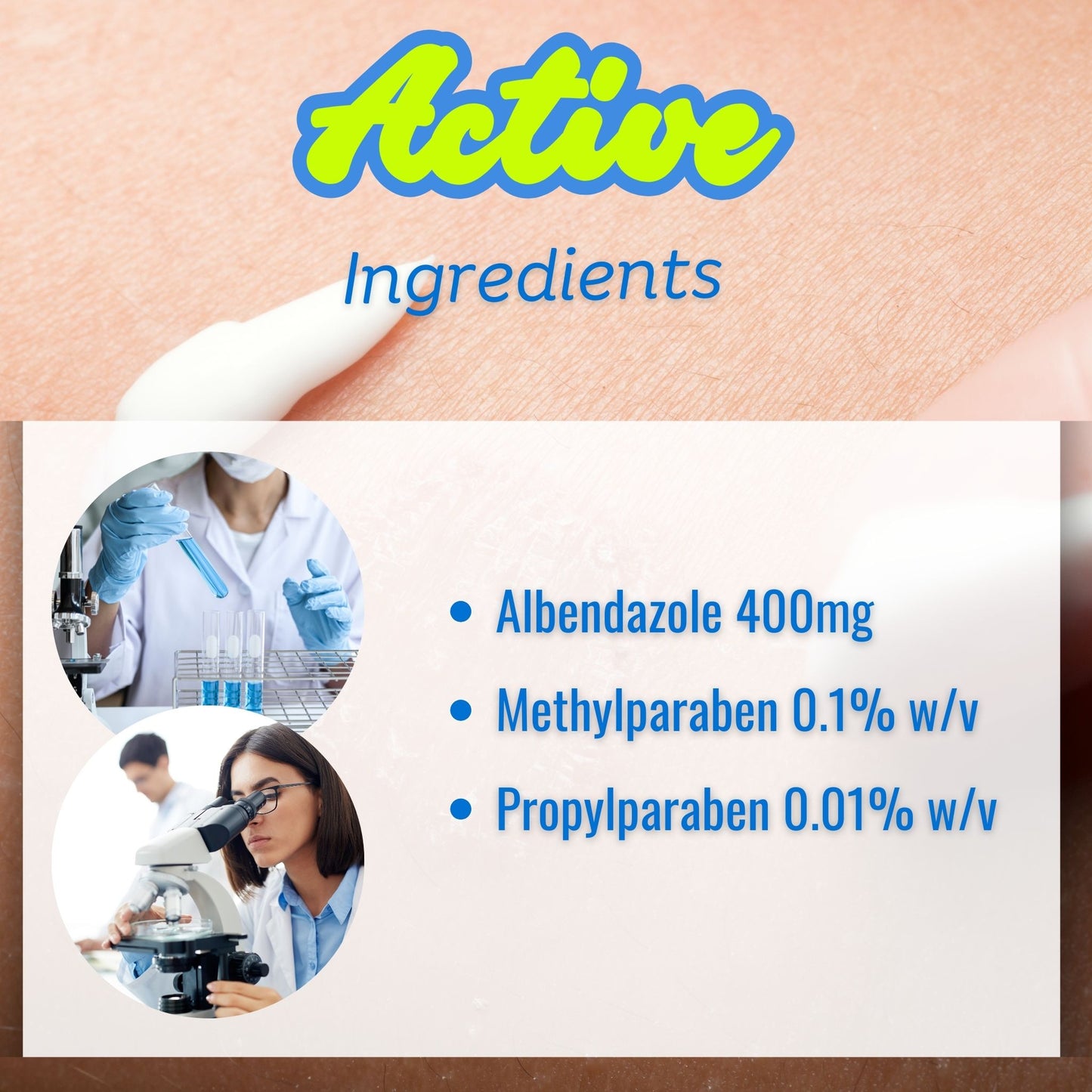 Adazol Suspension 10ml,  Treat parasitic worm infections (FAST DELIVERY)