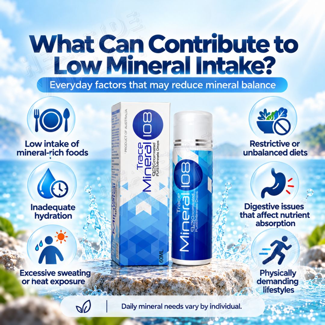 Trace Mineral 108 Pure Marine Mineral Drops 60ml Imported from Australia Exp:07/28