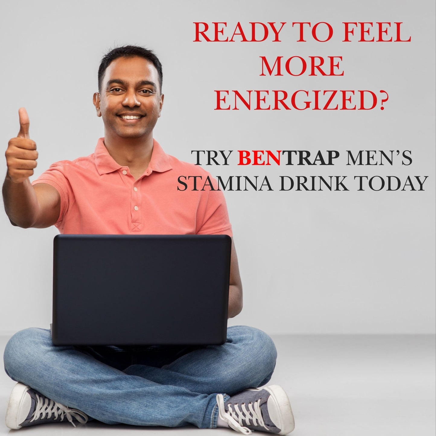 Bentrap Men’s Stamina Drink with Korean Red Ginseng  Grape Flavour (15g) SALE PERSACHET Exp:20/07/2027