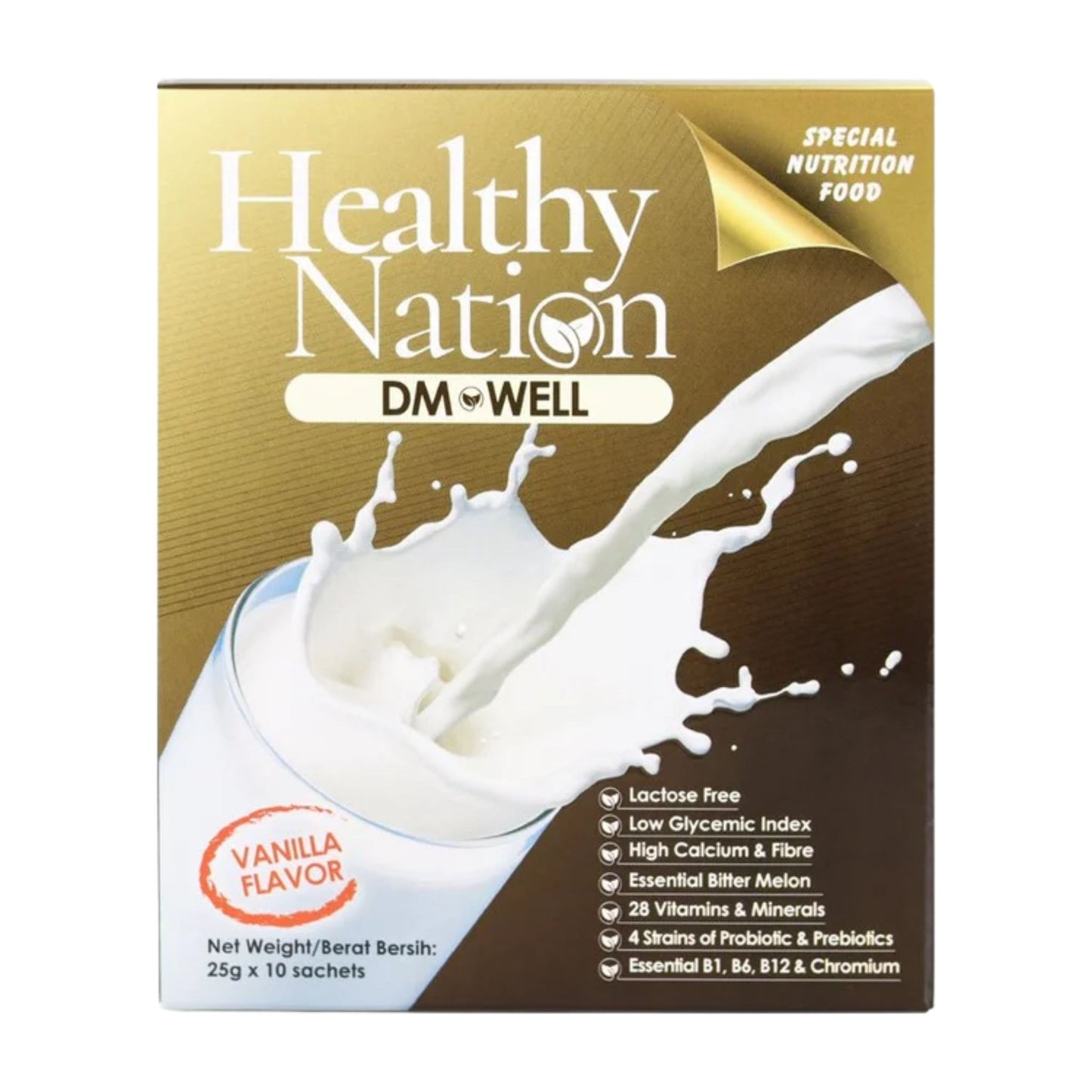 DM Well Plant-Based Nutrition Drink Blood Sugar Support Nerve & Metabolic Health Exp:8/11/26