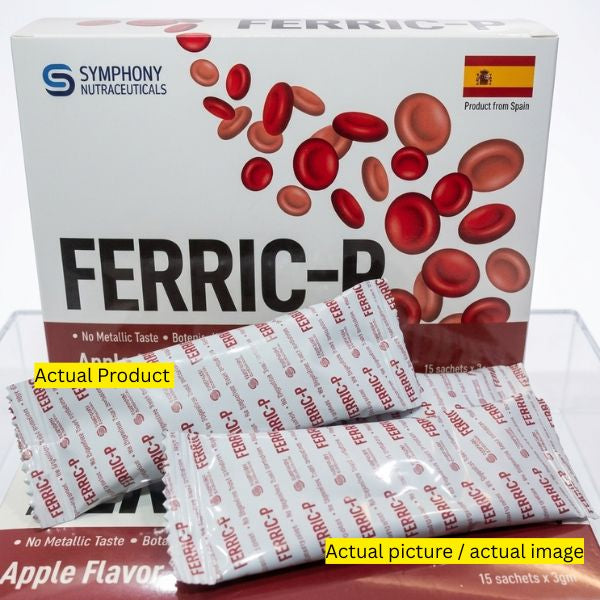 Ferric-P Iron Botanical Drink Increase Hb & Energy, High Absorption 15 Sachets Exp:12/04/2027