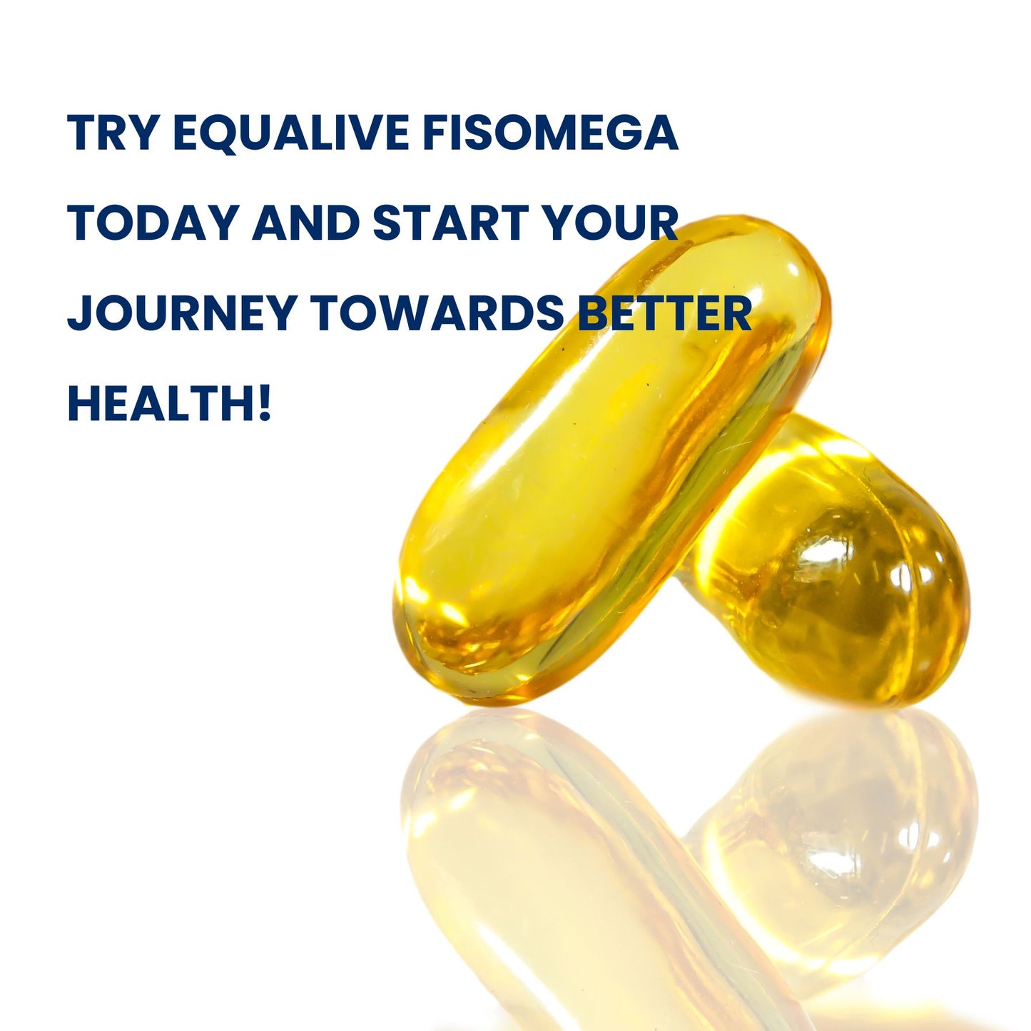 Equalive Fisomega Enteric Coated Softgel Health Supplement for stress lifestyle and poor memory