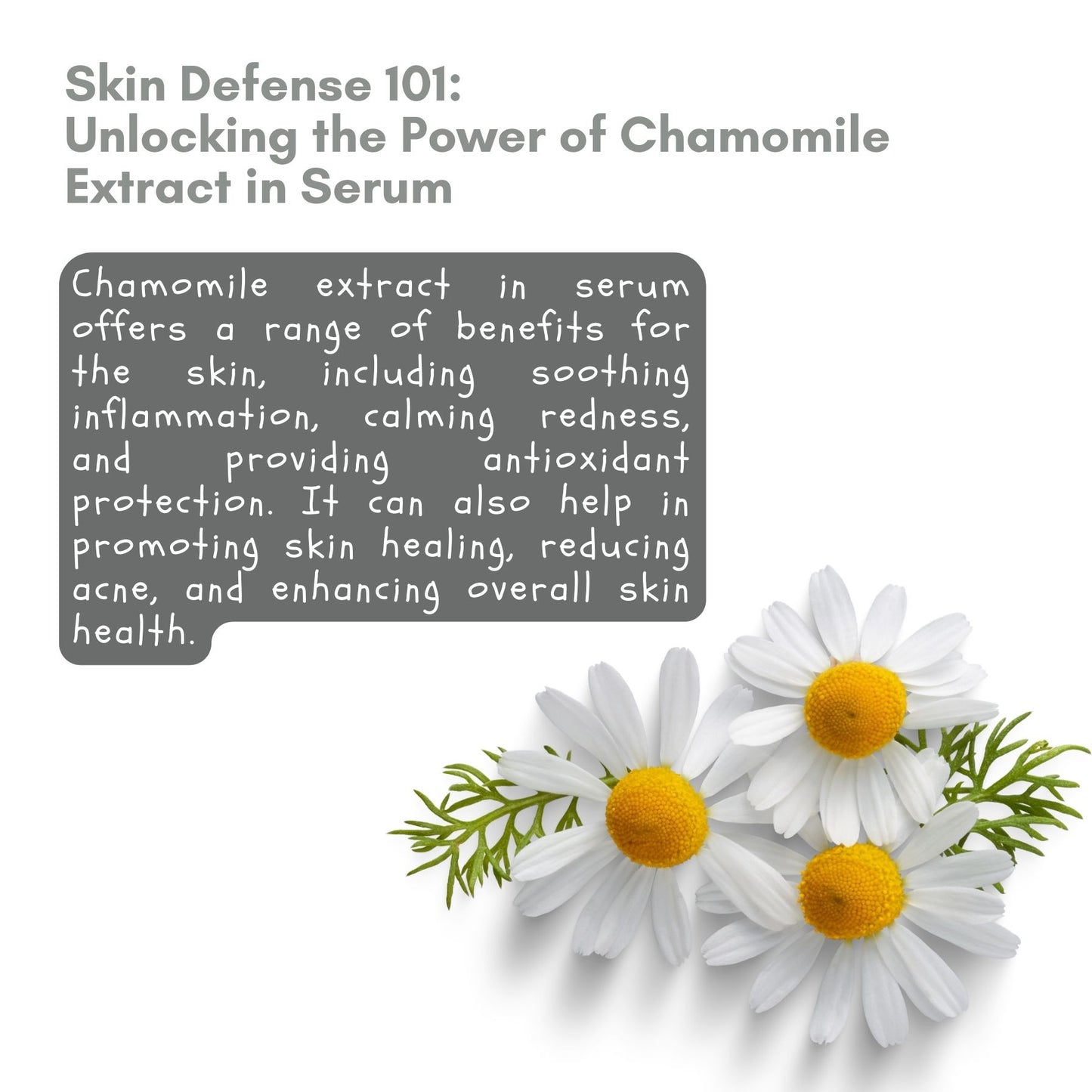 Cell Protect & Brightening Serum with Chamomile Extract (30g)