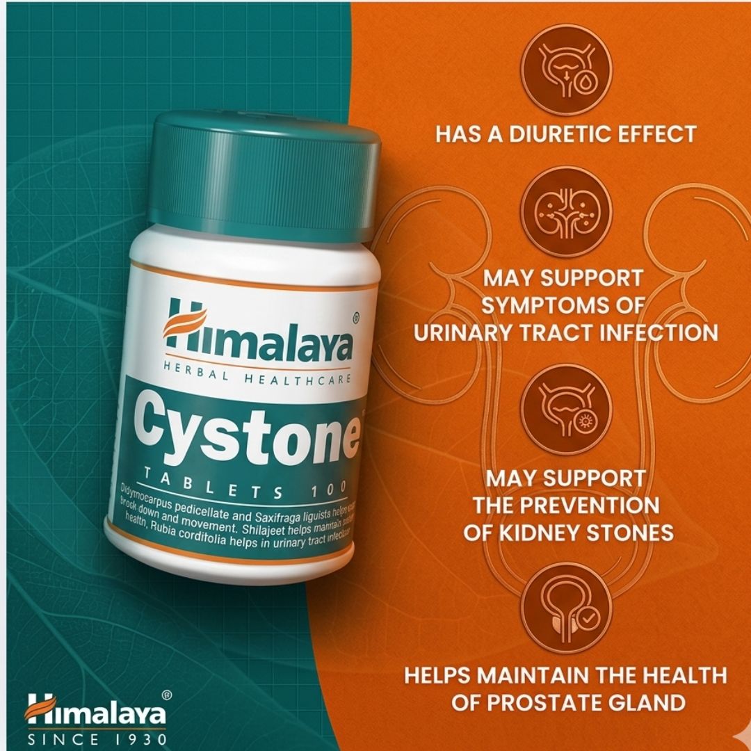 Himalaya Cystone  Kidney Stone Support Urinary Health Uric Acid Care Exp 07/2027 (30 tablet)