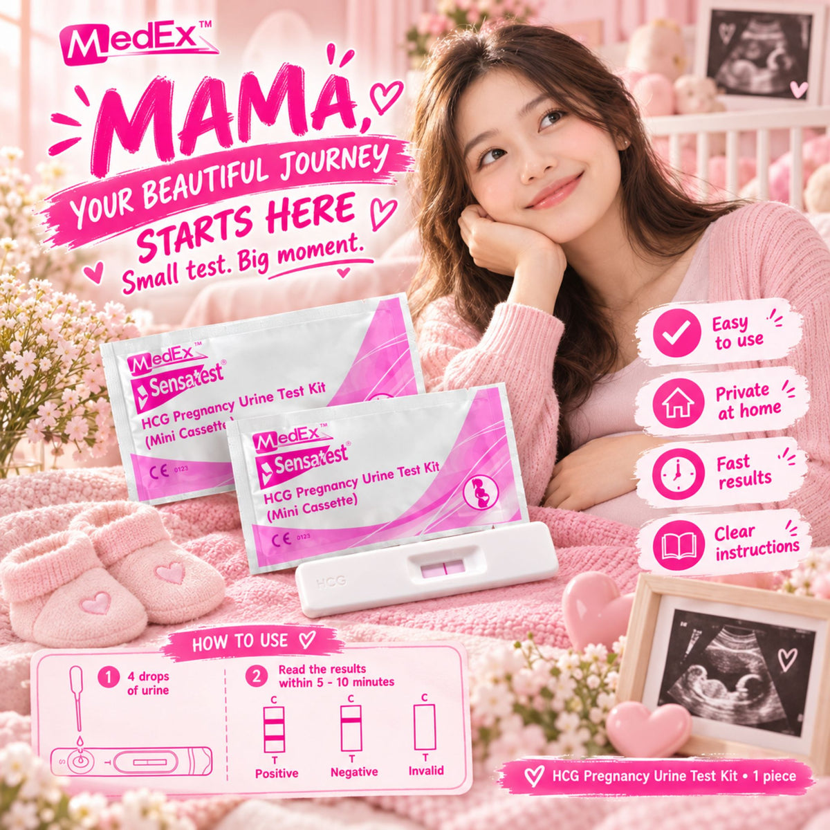 HCG Pregnancy Urine Test Kit
