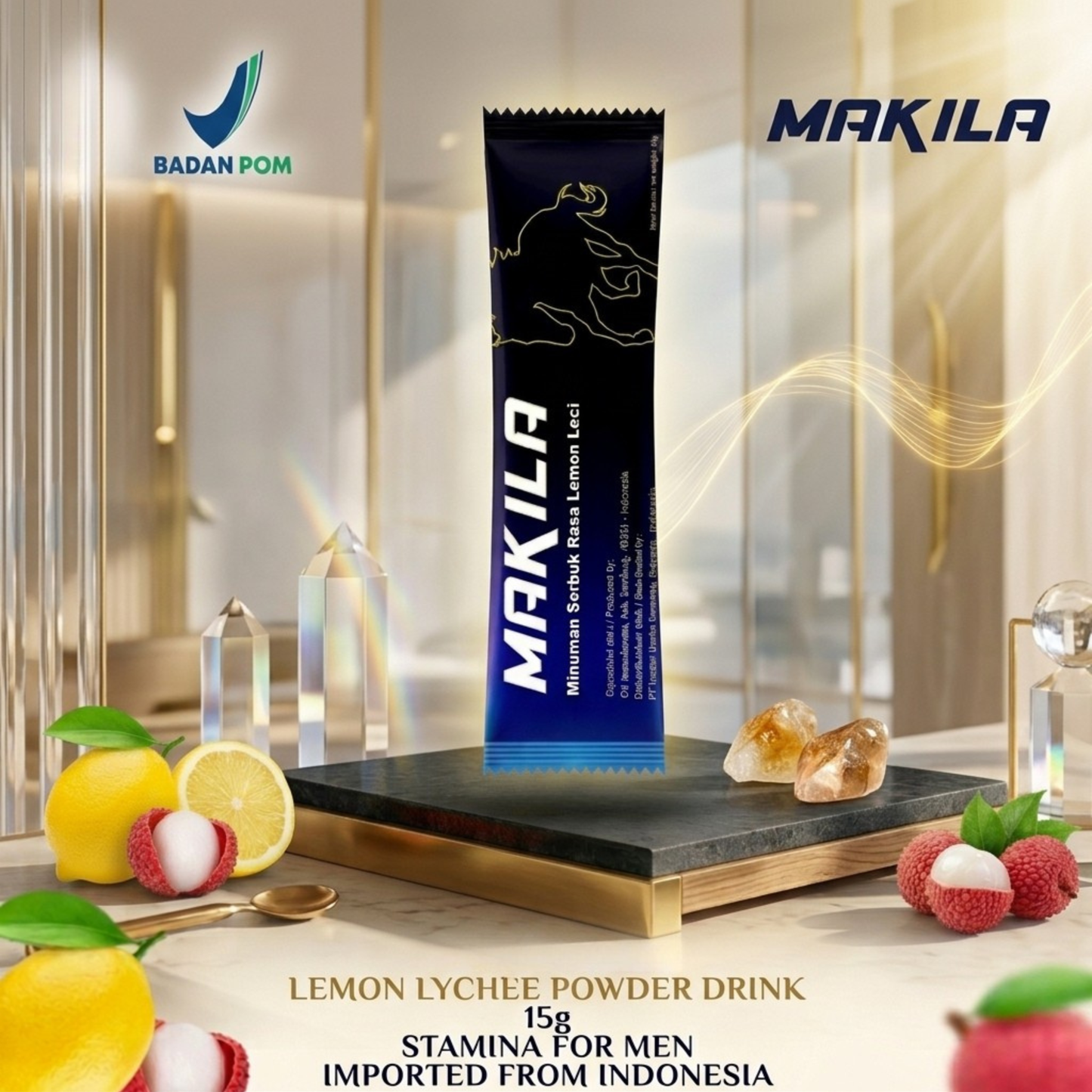 Makila Men’s Stamina Drink with Panax Ginseng Extract Flavour (15g) SALE PERSACHET Exp:14/05/2028