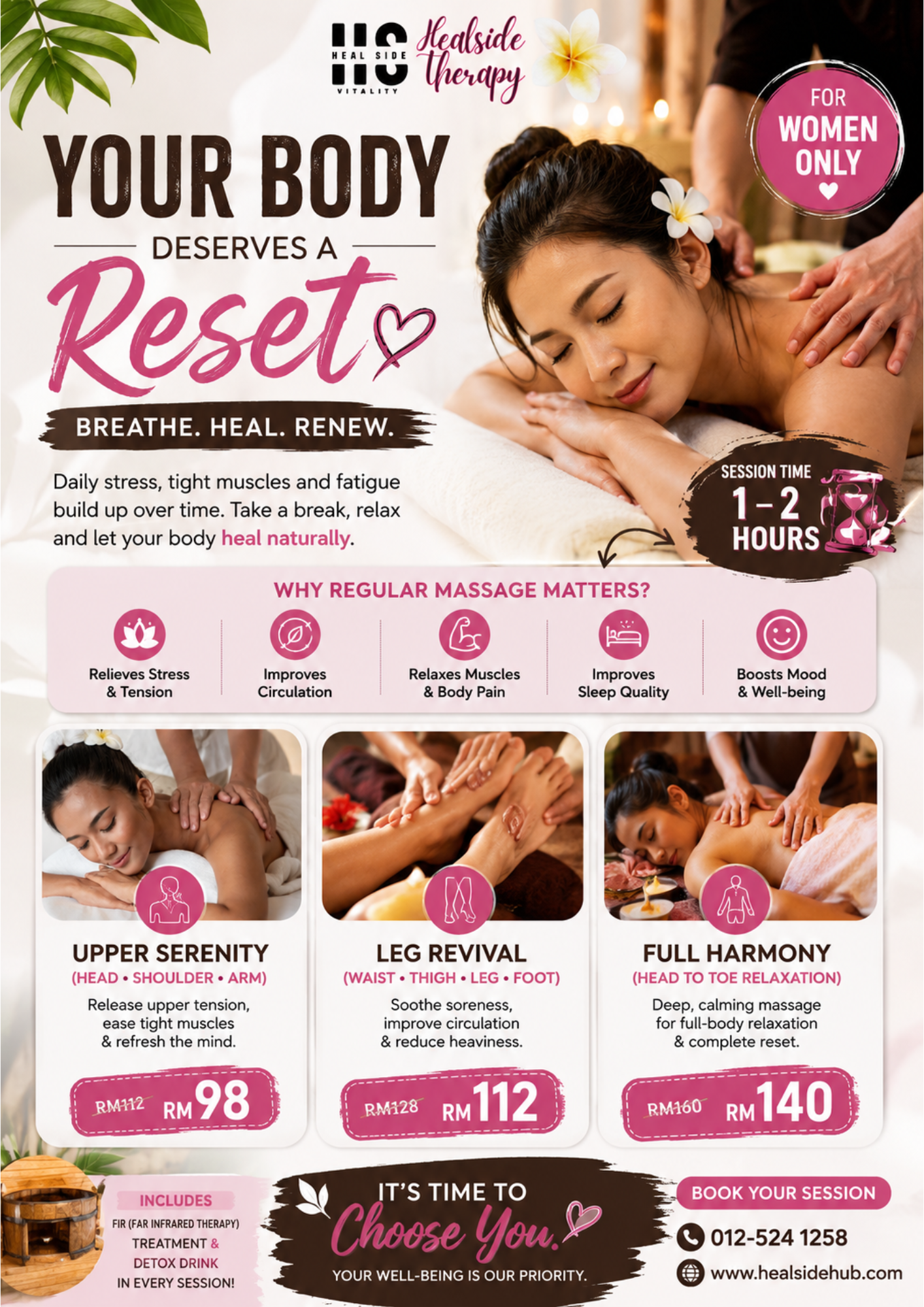 Massage Therapy with Healing Care