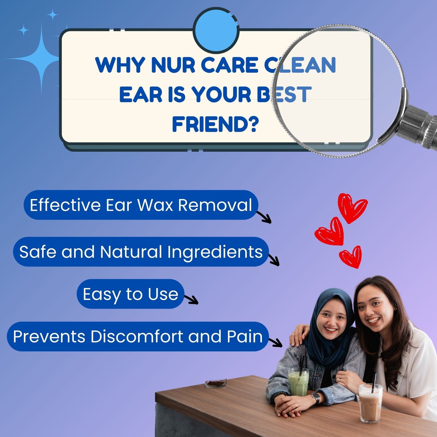 Nur Care Clean Ears For Ear Wax Removal Wash and Dissolve Jet Spray (15ml)