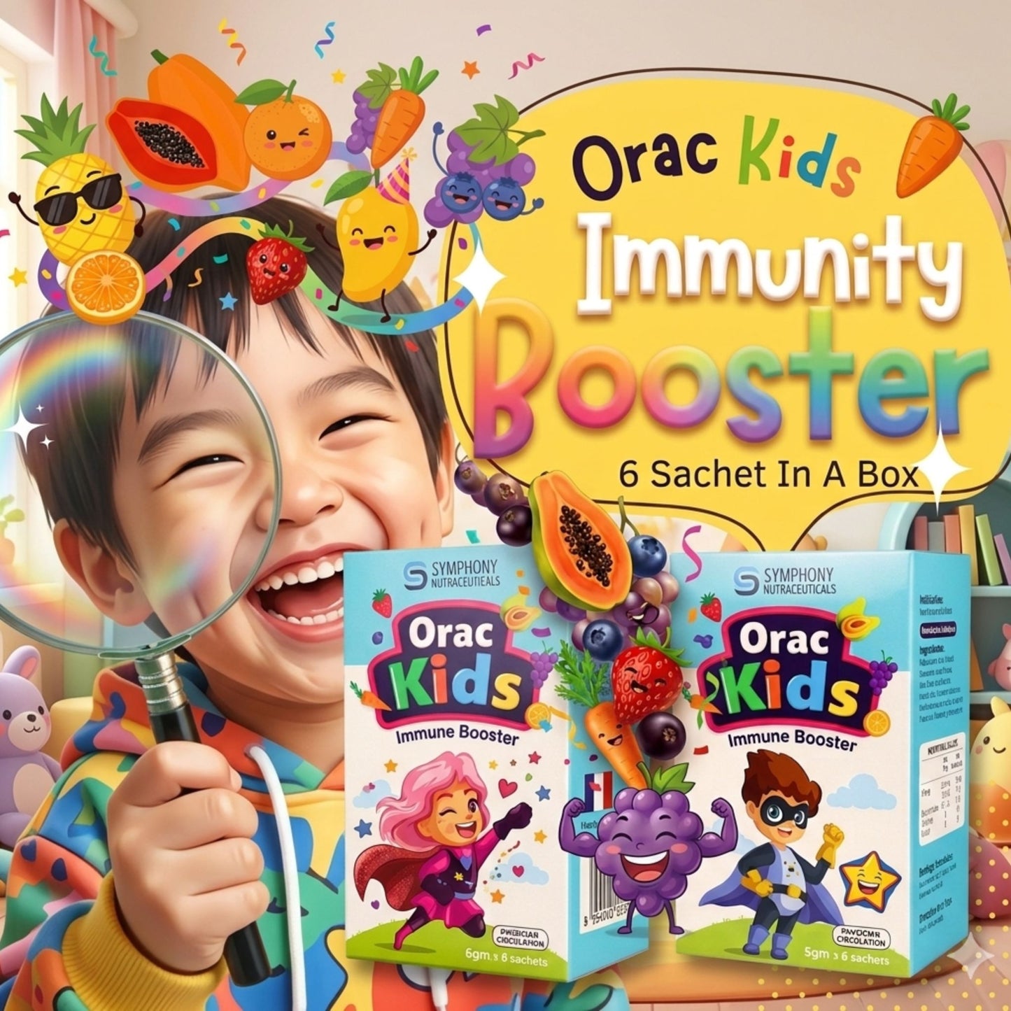 Orac Kids Immune Booster 5 Gm x 1 Sacc [EXP 09/27]