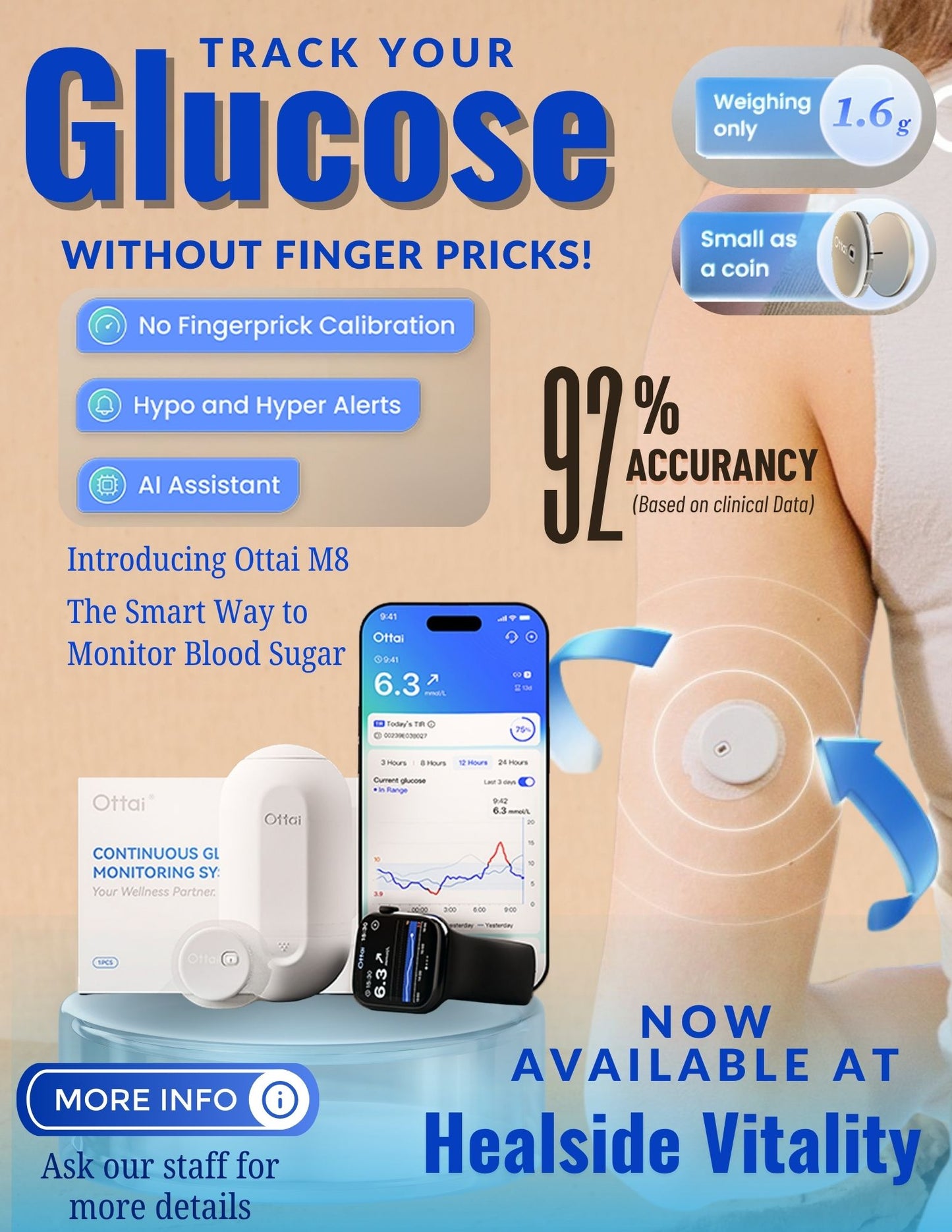 Ottai Continuous Glucose Monitoring System