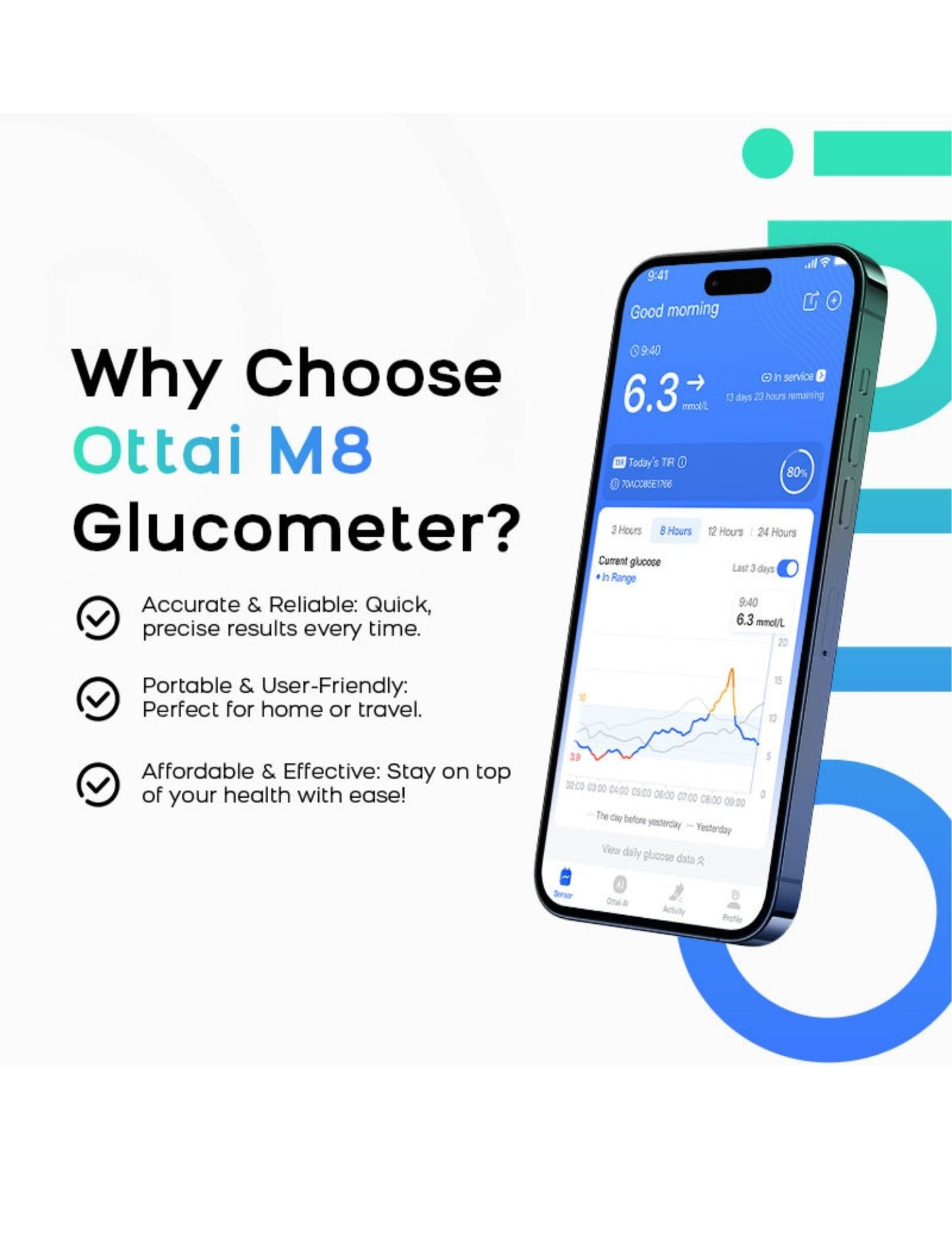 Ottai Continuous Glucose Monitoring System