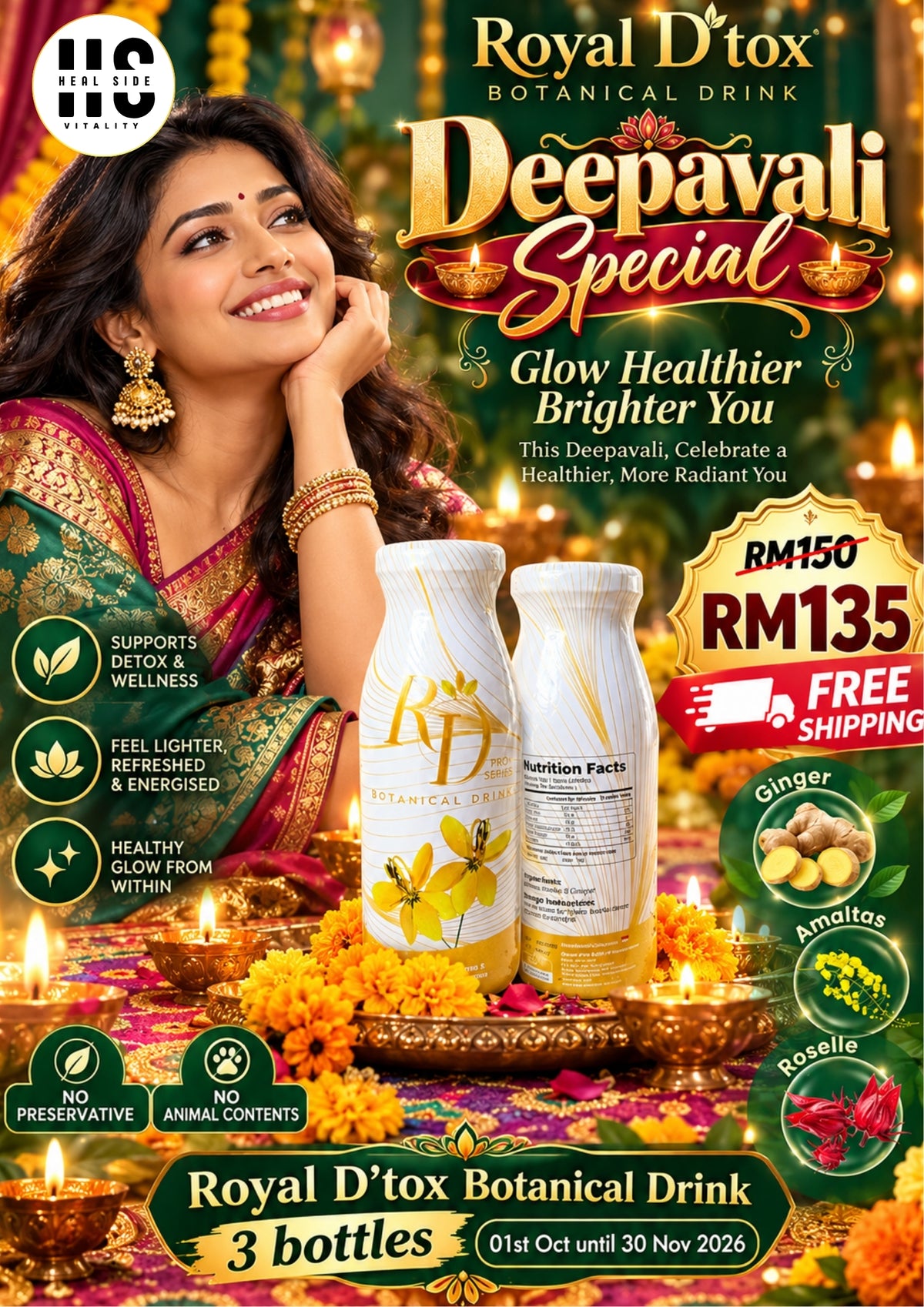 RD Pro Series Professional Detox for Total Wellness Exp:05/05/27
