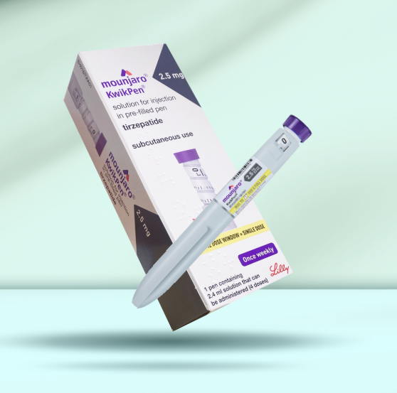 Mounjaro (Tirzepatide) Injection Available for local patients with doctor consultation & monitoring.