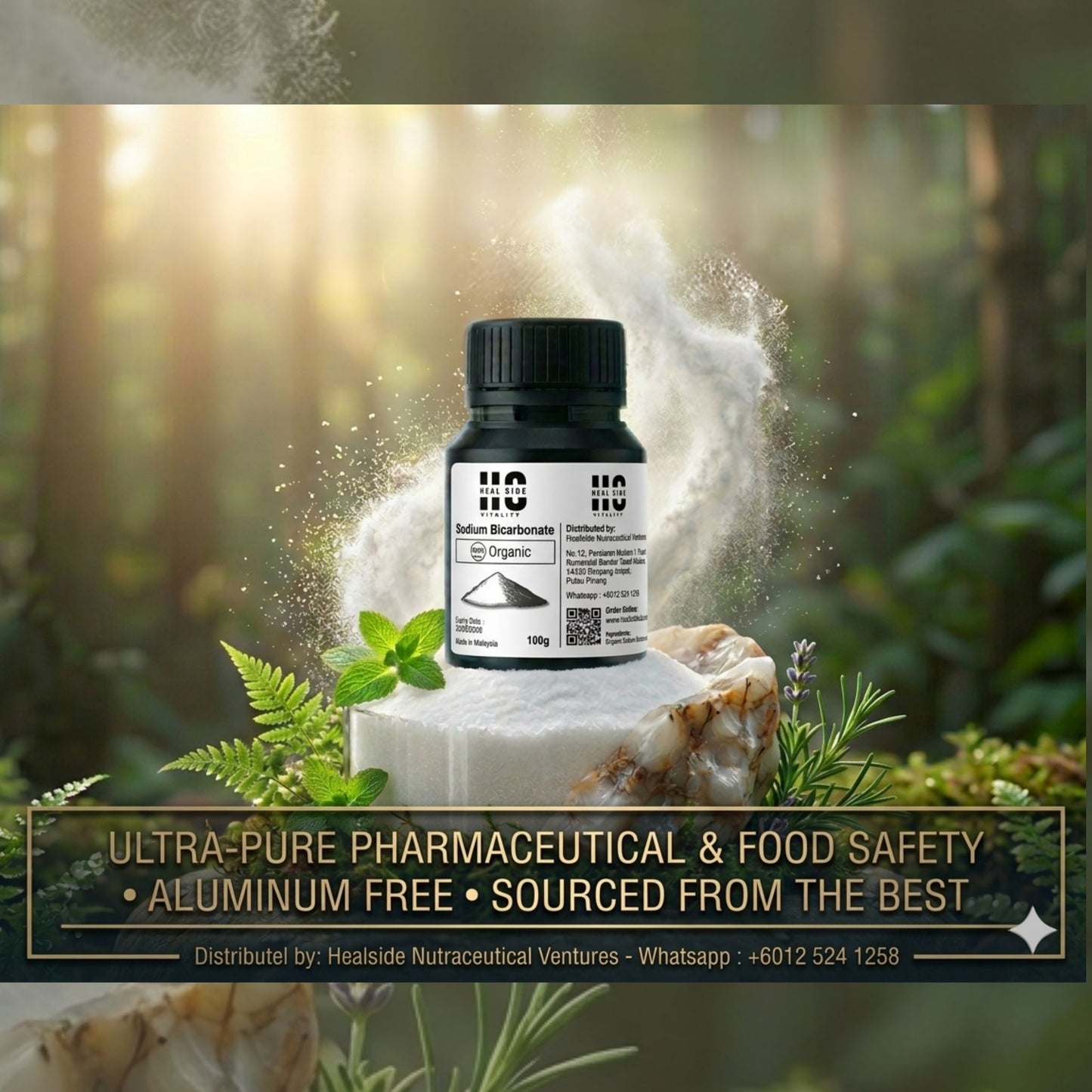 Organic Sodium Bicarbonate Exp: 30/09/2028