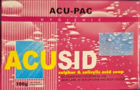 Acu Pac Acusid Sulphur Salicylic Acid Soap 100g